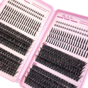 600 Cái Mi Giả 100D120D Kiểu Tiên Nữ Tự Nhiên Làm Thủ Công 3D Mi Chồn Gói Mi Riêng Biệt Cho Salon