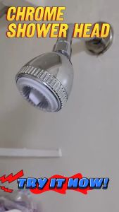 Shower Head High Pressure Shower Head Adjustable Fixed Chrome Showerhead Wall Mount Metal Ultimate Shower Experience 0512