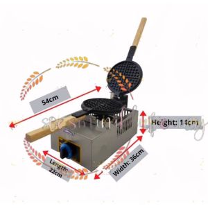 ™️ Commercial Gas Waffle Baker Stove Portable Waffle Maker Telfon Waffle Baker