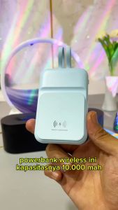 WANKEI LENTIVEN Powerbank 10000 mAh Wireless Magnetic Magsafe Fast Charging Led Display