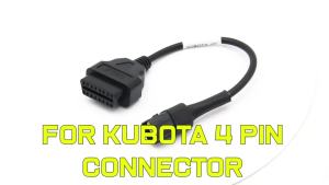 Cáp Chẩn Đoán Kubota Diagmaster OBD2 Bộ Chuyển Đổi 4PIN Sang 16PIN Cho Máy Đọc Mã Lỗi Cáp Nối Dài 16 Chân OBDII