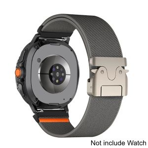 Nylon Braided Band For Samsung Galaxy Watch Ultra 2025 Elastic Parachute Bracelet For Galaxy Watch 8Classic 46mm/8 40 44mm Strap