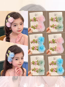 NING ZHOU | Decorative Childrens Flower Barrette for Girls