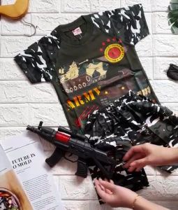 STELAN BAJU SET TENTARA ANAK LAKI LAKI BAJU KAOS ANAK GAMBAR PESAWAT / TANK/ KAPAL DAPAT PISTOL BISA COD USIA 2 TAHUN - 9 TAHUN BAHAN KATUN PREMIUM
