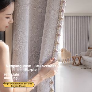 French Style High Shade Curtains Living Room & Bedroom