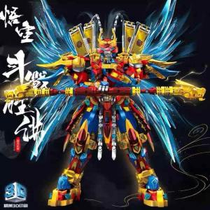 New Black Monkey King Assembly Toy Blocks Intelligent Puzzle Plaything Boy Model Educational Building Blocks Collectible Figures