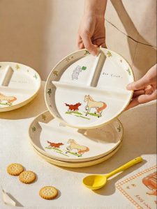 MODERN SWEETHOME | Dĩa Sứ Dành Riêng Cho Chế Độ Ăn Ba Phần Cute