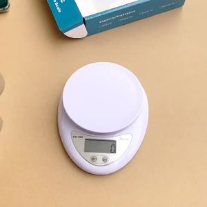 Cân Kỹ Thuật Số Cầm Tay 5kg/1g Cân Điện Tử Đo Thực Phẩm Dụng Cụ Đo Trọng Lượng Nhà Bếp Với Màn Hình Kỹ Thuật Số