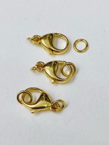 สร้อยคอไข่มุกเงินแท้ S925 ชิ้นเดี่ยว หัวเข็มขัดไข่มุก DIY สร้อยข้อมือเงินสีทองและเงิน ลูกปัดไข่มุก