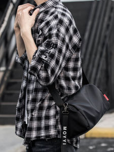 กระเป๋าสะพายข้างผู้ชาย กระเป๋าเดินทางแบบลำลอง กระเป๋าสะพายข้างสำหรับออกกำลังกาย กระเป๋าใส่ของกลางแจ้ง กระเป๋าผ้าใบ กระเป๋าสะพายข้างแบบสะพายข้างเดียว