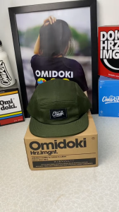 TOPI FIVE PANEL VISOR PENDEK HITAM DAN ARMY