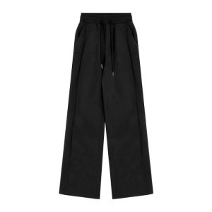 American Style Loose Wide Leg Casual Pants Womens High Waist Straight Leg Sporty Trousers Spring Summer New Arrivals