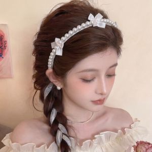 MENGWUZHENPIN | Forest Fairy White Lace and Pearl Headband