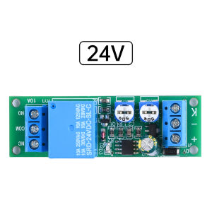 DC 5V 12V 24V Delay Open Delay Close Trigger Dual Delay Adjustable Relay Module Trigger Delay Relay Module (Delay On+Delay Off)