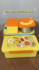 Hộp cơm giữ nhiệt LocknLock LHC8044 Yummy Lunch Box 1450ml Có kèm túi đựng Hãng chính hãng - Joymall