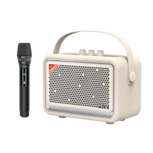 Portable Hivi Q53 Speaker Wireless Bluetooth Karaoke Home Use High Volume Bass Stereo Handheld Mini Speaker with Microphone