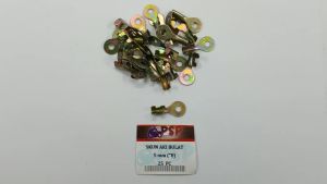 Skun Aki Bulat 5mm Baut 8 (Harga Per Pak Isi 25) - Scun Sekun Klem Terminal Accu Soket Socket Ring