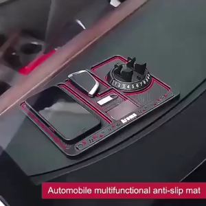 Car Dashboard Anti Slip Mat 360 Rotating Phone Holder Parking Number Display PVC Kereta 汽车防滑垫