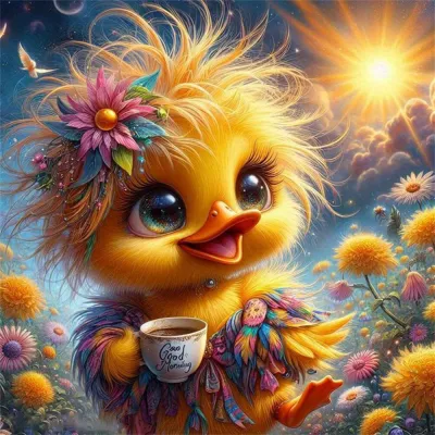 Evershine 5D Printed Cross Stitch Kit Duck Printed Canvas Embroidery Animal Counted Unprinted 11CT Flower Handmade Gift