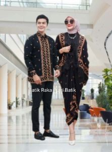 Couple Cardigan Renda Baju Kondangan Couple Outvit Batik Renda Modern