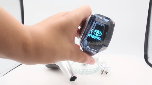 DIYMO Car Handle Gear Shifter Lever Universal Crystal Bubble Style Shift Knob Manual Car With LED Colorful Shifter Lever