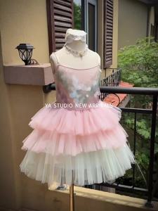 Girls Mermaid Scale Princess Dress