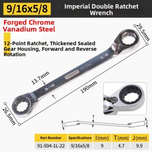 STANLEY | Dual-purpose Ratchet Wrench