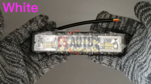 CS 1pc x LED 12V 24V 6 inch Flash Spoltlight Lampu Kelip Kelip SPotlight truck Lorry Treler Trailer White Putih