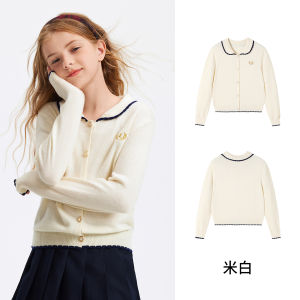 navigare kids | Girls Light Wool Knitted Cardigan