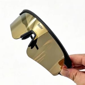 Kính Râm Đi Xe Đạp Không Gọng Dành Cho Nam KAV Bảo Vệ UV400 Ống Kính Một Mảnh Chống Gió Kính Thể Thao Nhẹ Cho Xe Đạp Đường Trường MTB Chạy Bộ Lái Xe