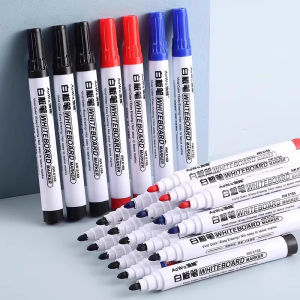 Erasable Whiteboard Pen Teacher Water-Based Black Non-Toxic Colorful Red Blue Blackboard Writing Pen Noxious Substances
