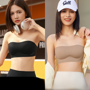 miiow | Wireless Invisible Bra Womens Strapless Seamless Polyamide Spandex Blend Four Season Comfortable Fit MiiOW Cat Person Brand
