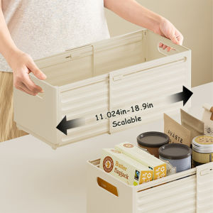 Telescopic Folding Clothing Storage Box Drawer Organizer Stackable Space Saving Classification Storage Box Desktop Storage Box