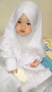 Gamis Anak Lebaran 2025 & Pakaian Anak Putih Polos