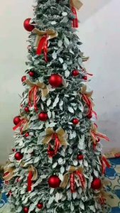 [VS] Christmas Tree Foldable Artificial Christmas Tree for HomeLiving Room & Holiday Decoration