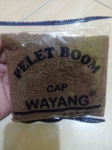 pelet boom ikan mas nill bawal patin gacor wayang coklat