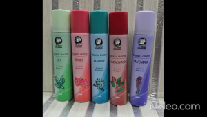 THREE BEAUTIES PERFUMED BODY SPRAY 100ML JASMINE/LILY/LAVENDER/ROSES/SANDALWOOD