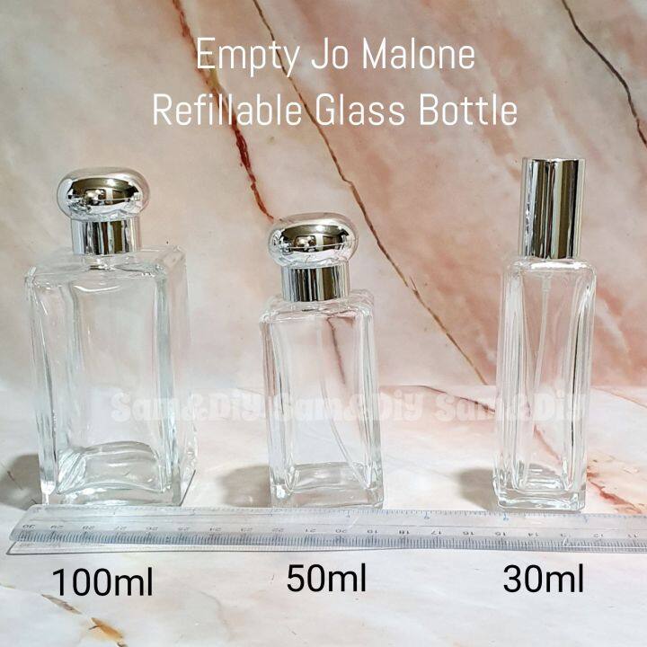 Elegant Glass 100ml 50ml or 30ml Jo Malone Pump Spray Room Linen