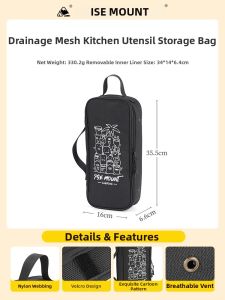 ISE MOUNT | Detachable Large Capacity Kitchenware and Dishes Storage Bags