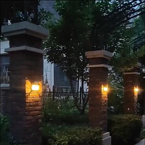 MuMu ไฟติดผนัง โซล่าเซลล์ โคมไฟติดผนัง ไฟโซล่าเซลล์ ไฟเซ็นเซอร์ ไฟสวน solar light ประหยัดไฟ ติดตั้งง่าย ไม่ต้องเดิน