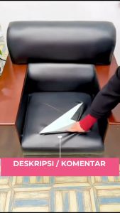 Terlaris Stiker Kulit Sofa Jok Mobil Motor Sepeda PU Leather 137 x 50 cm