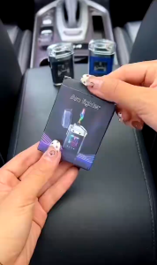 Windproof Electric Lighter Display Type C with Digital Rechargeable USB Plasma Arc Lighter Windproof Flameless