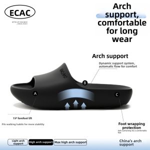 ECAC | Non-slip Anti-odor Thick Sole Summer Home and Outdoor Slipper