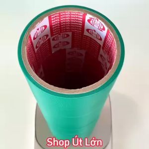 Băng keo simili màu xanh lá rộng 3.6cm dài 7.5 mét lõi giấy 3mm 1 cây 8 cuộn giá tại xưởng