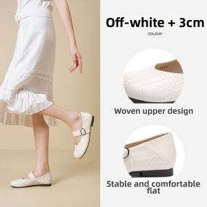 Josiny | New Summer Breathable Mary Jane Shoes Soft Soles Shallow Design