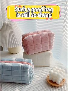 Decompression pillow pencil bag pillow bag high value large capacity storage plush stationery box