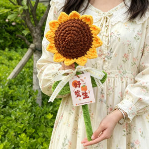 QIWEILANG | Sunflower Handmade Bouquet Motivational Gift