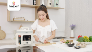 Nồi áp suất điện lòng nồi Inox 304 Kalpen P5 6L hàng chính hãng