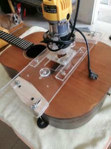 guitar saddle slotting jig luthier tools