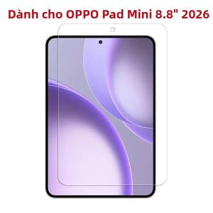 1 Chiếc 9H Kính Cường Lực Bảo Vệ Màn Hình Cho OPPO Pad Mini 8.8 Inch 2026 HD Trong Suốt Chống Vân Tay Chống Trầy Xước Máy Tính Bảng Phim